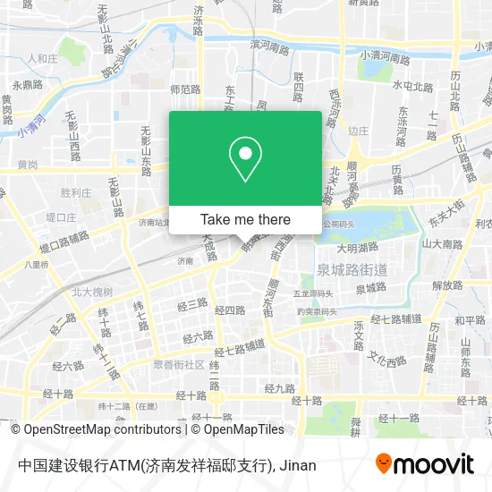 中国建设银行ATM(济南发祥福邸支行) map
