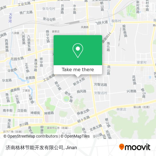 济南格林节能开发有限公司 map
