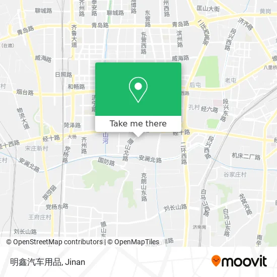 明鑫汽车用品 map