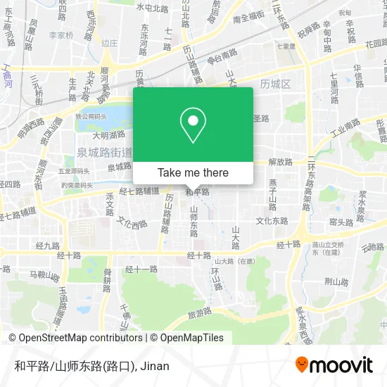 和平路/山师东路(路口) map