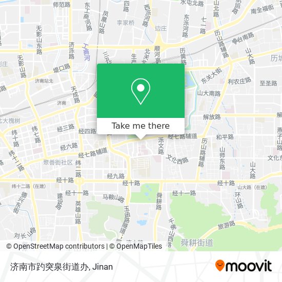 济南市趵突泉街道办 map