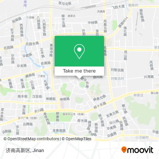 济南高新区 map
