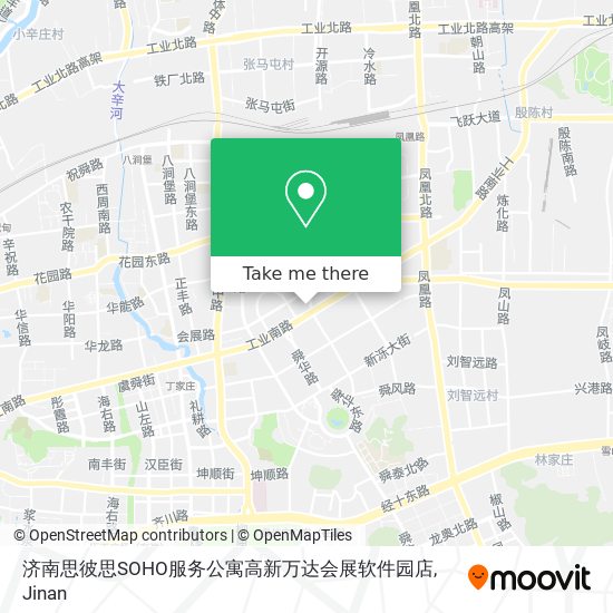 济南思彼思SOHO服务公寓高新万达会展软件园店 map