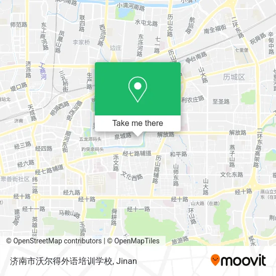 济南市沃尔得外语培训学校 map