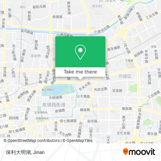保利大明湖 map