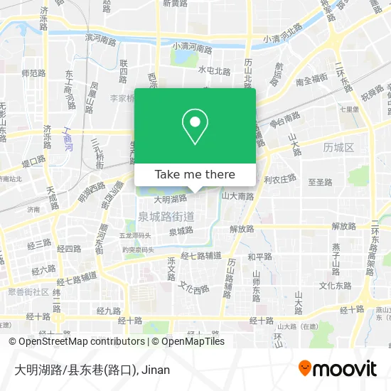 大明湖路/县东巷(路口) map