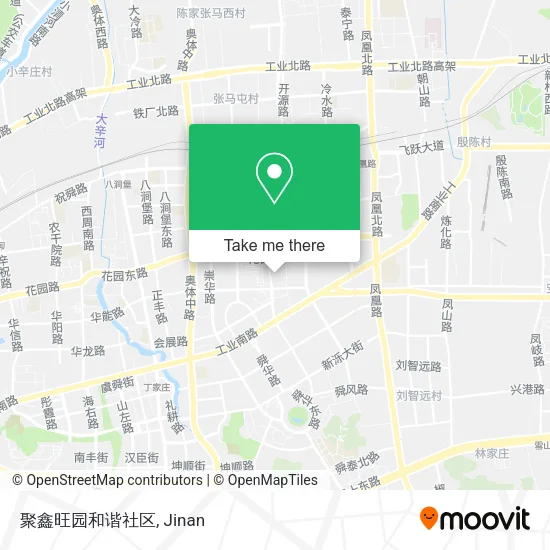 聚鑫旺园和谐社区 map