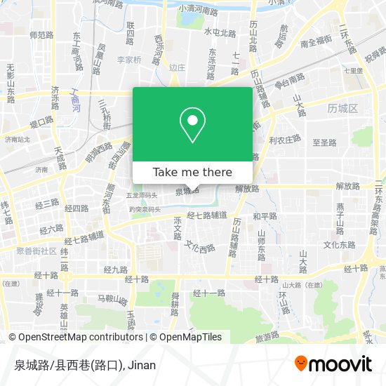 泉城路/县西巷(路口) map
