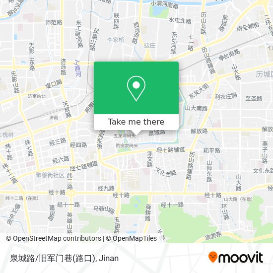 泉城路/旧军门巷(路口) map