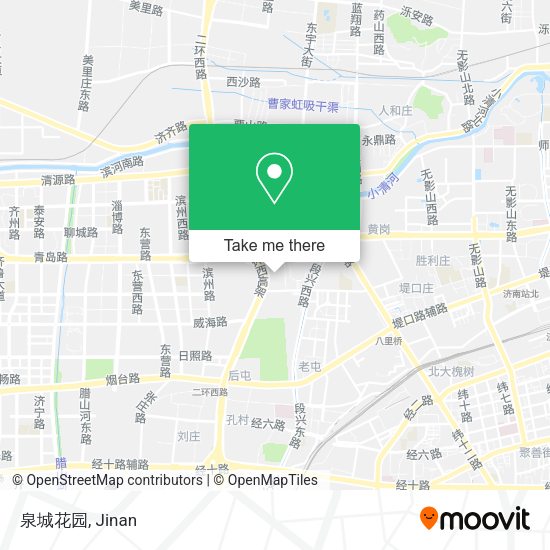 泉城花园 map
