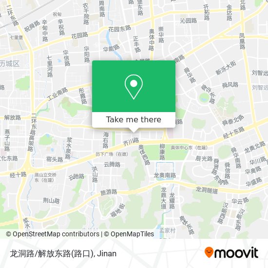 龙洞路/解放东路(路口) map