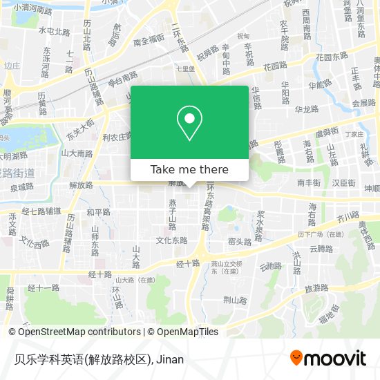 贝乐学科英语(解放路校区) map