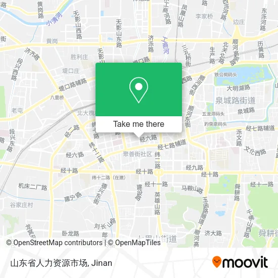 山东省人力资源市场 map