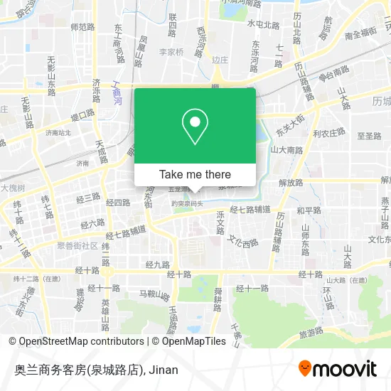 奥兰商务客房(泉城路店) map