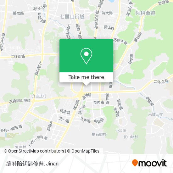 缝补陪钥匙修鞋 map
