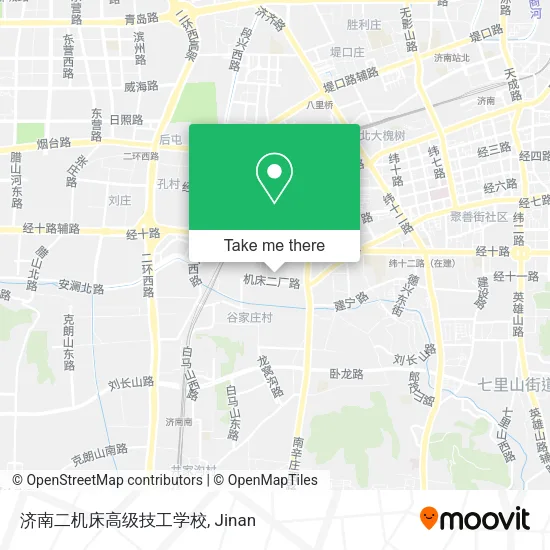 济南二机床高级技工学校 map