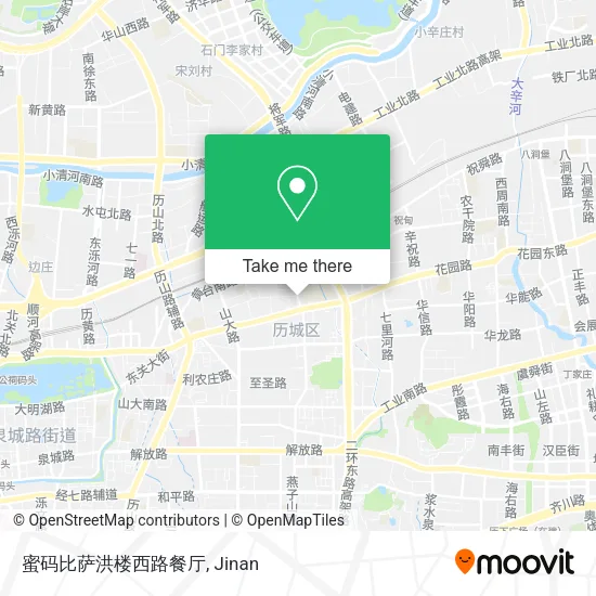 蜜码比萨洪楼西路餐厅 map