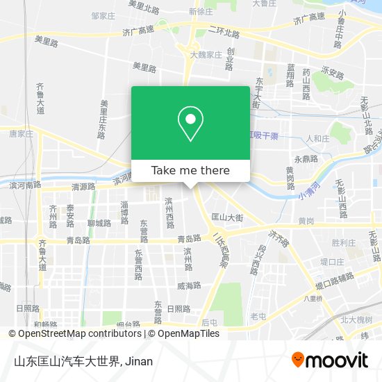 山东匡山汽车大世界 map