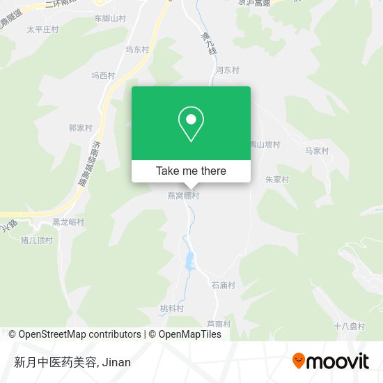 新月中医药美容 map