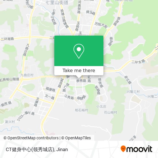 CT健身中心(领秀城店) map