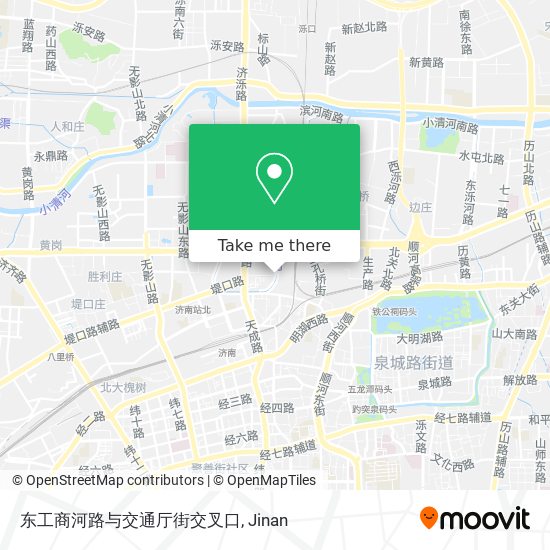 东工商河路与交通厅街交叉口 map