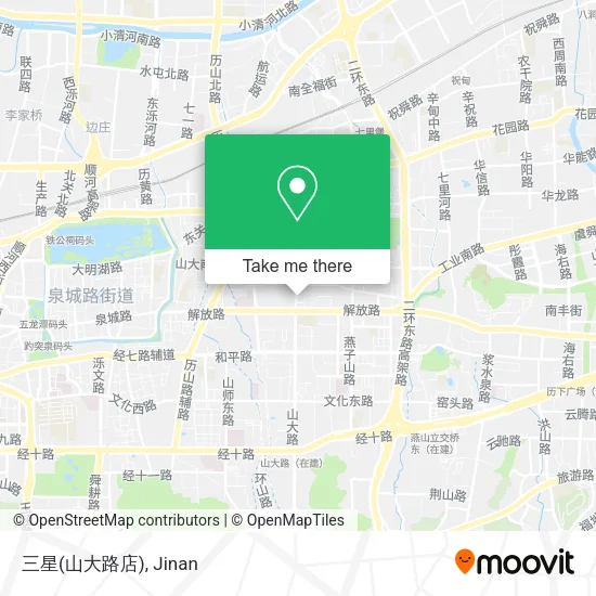 三星(山大路店) map