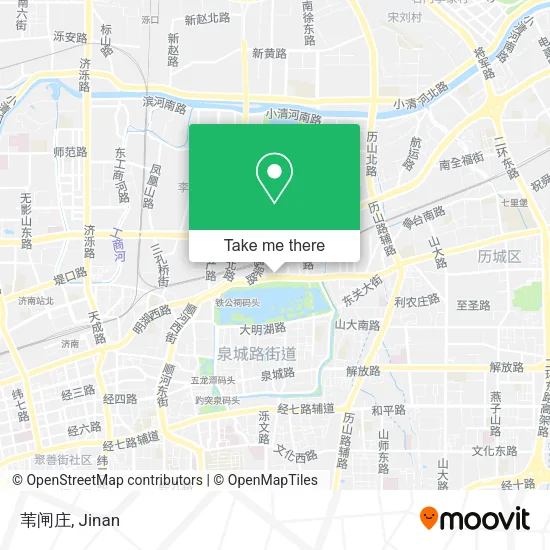 苇闸庄 map