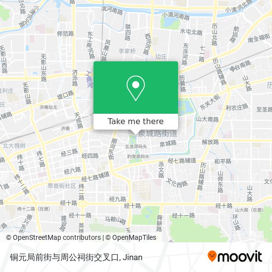 铜元局前街与周公祠街交叉口 map