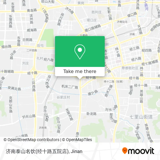 济南泰山名饮(经十路五院店) map