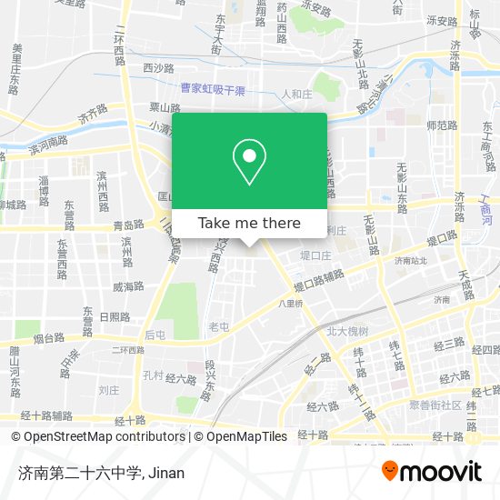 济南第二十六中学 map