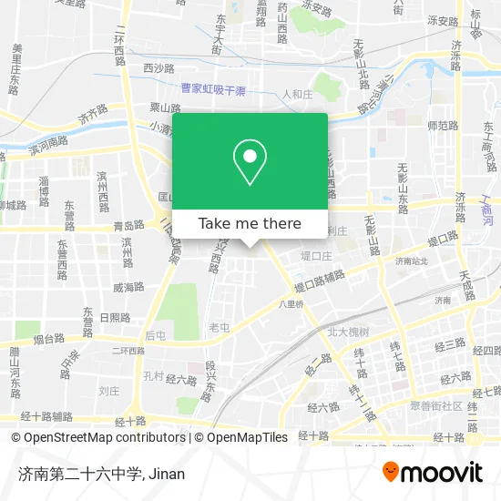 济南第二十六中学 map