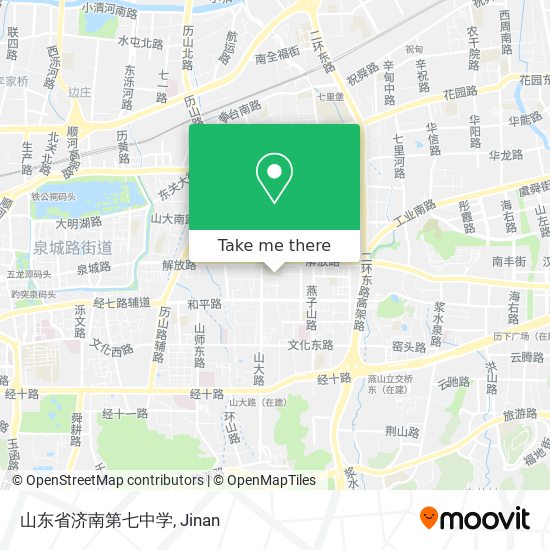 山东省济南第七中学 map