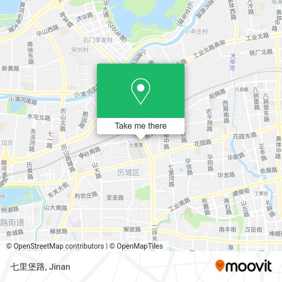 七里堡路 map
