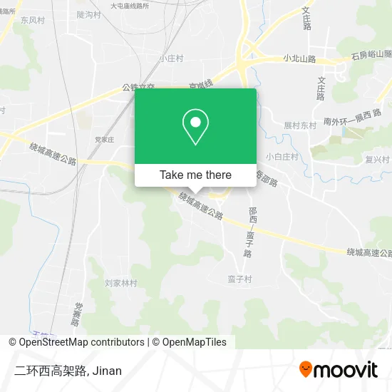 二环西高架路 map