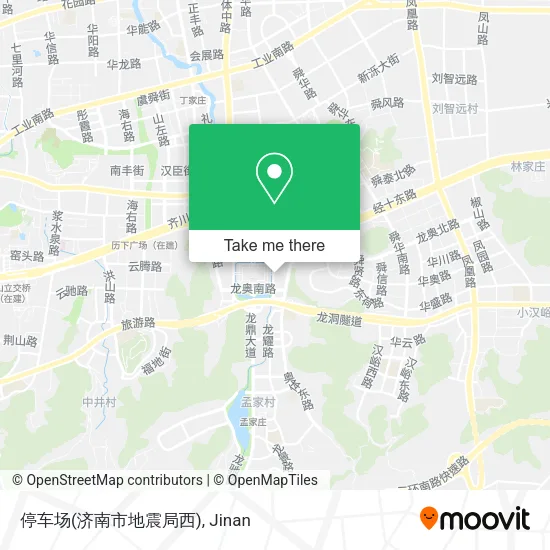 停车场(济南市地震局西) map