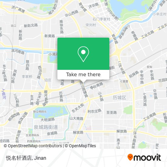 悦名轩酒店 map