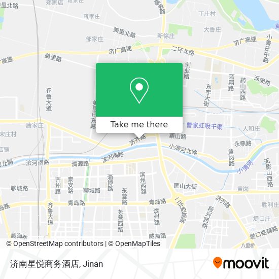 济南星悦商务酒店 map