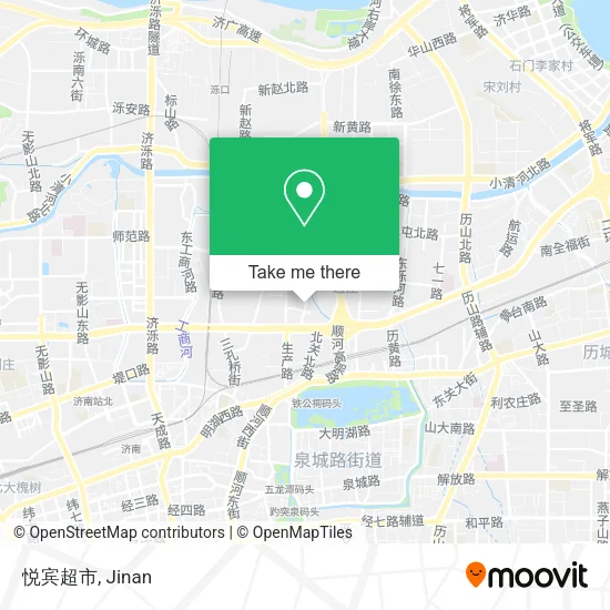 悦宾超市 map