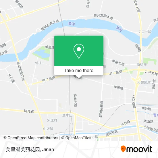 美里湖美丽花园 map