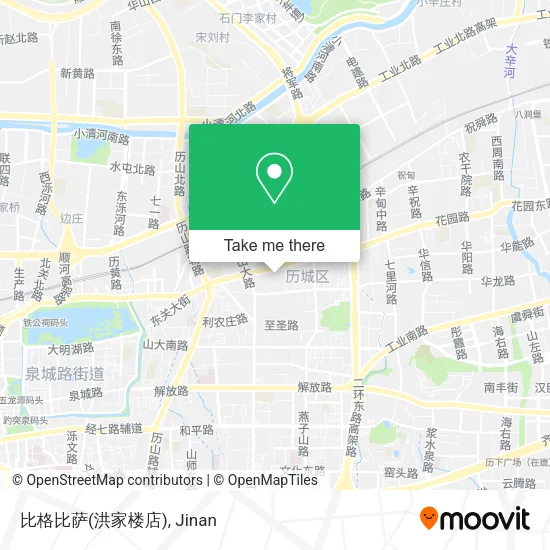 比格比萨(洪家楼店) map