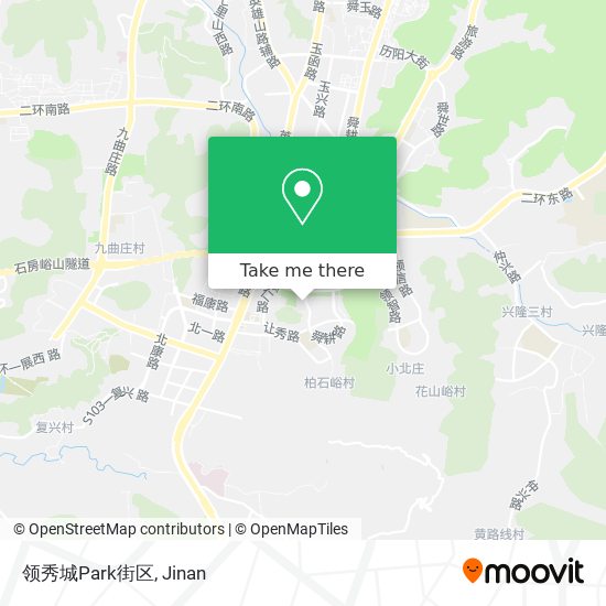 领秀城Park街区 map