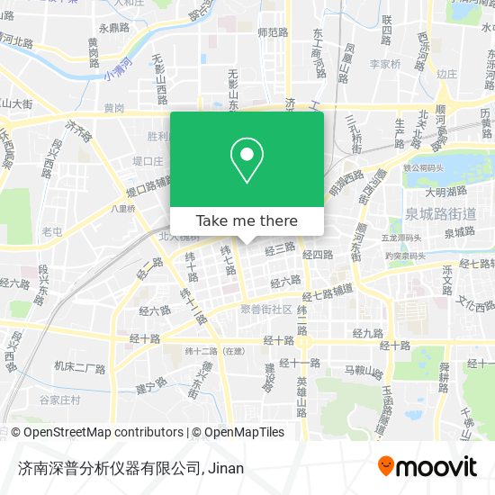 济南深普分析仪器有限公司 map