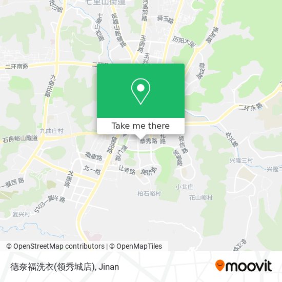 德奈福洗衣(领秀城店) map