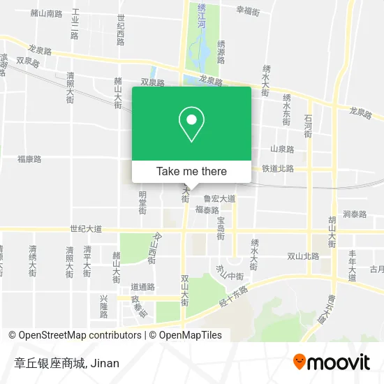 章丘银座商城 map