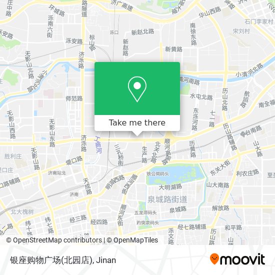 银座购物广场(北园店) map