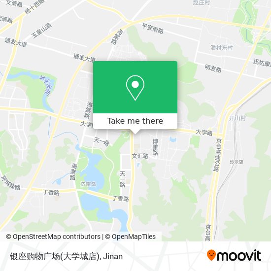 银座购物广场(大学城店) map