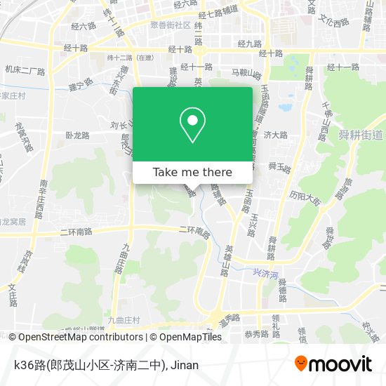 k36路(郎茂山小区-济南二中) map