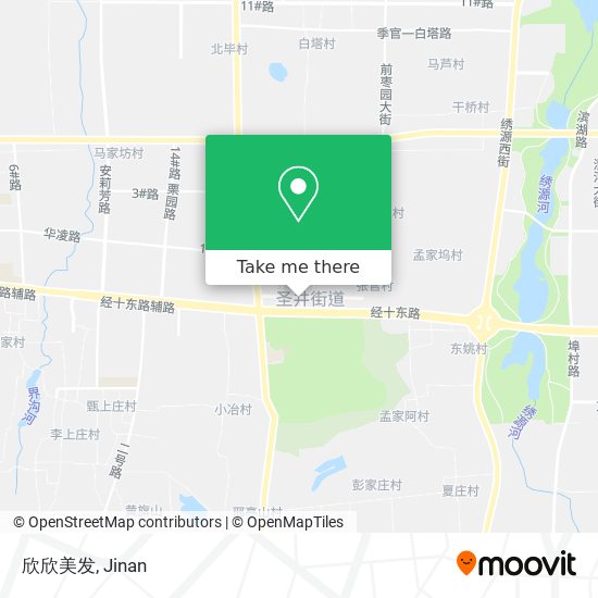 欣欣美发 map