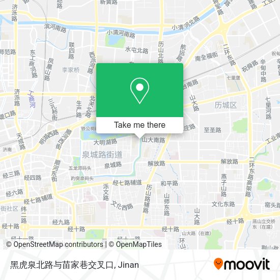 黑虎泉北路与苗家巷交叉口 map