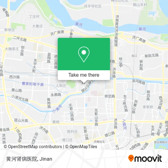 黄河肾病医院 map